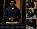 Crown & Grace Unisex Half-Zip Pullover